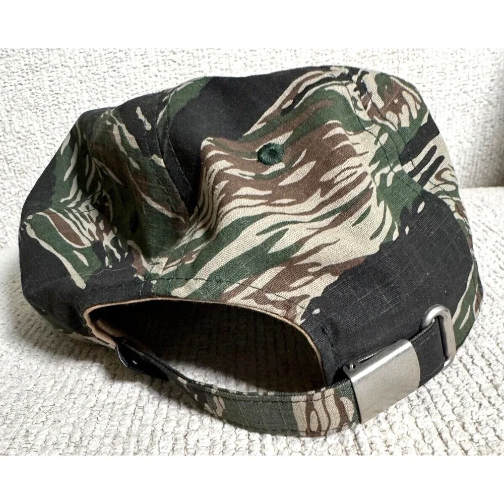 Hurley The Classics Yupoong Green Tiger‎ Stripe Jungle Adjustable Hat Ripstop